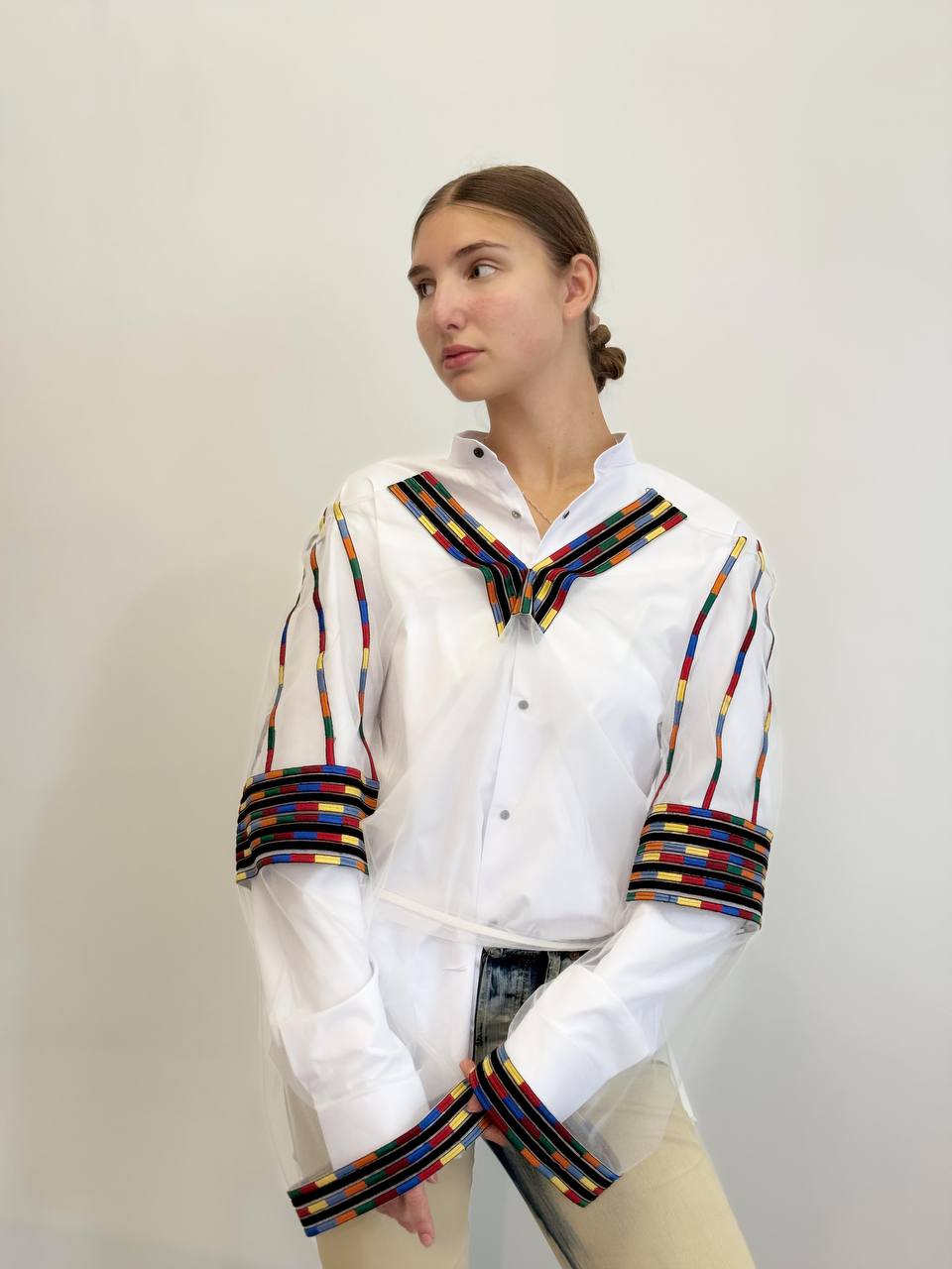 Transparent embroidery