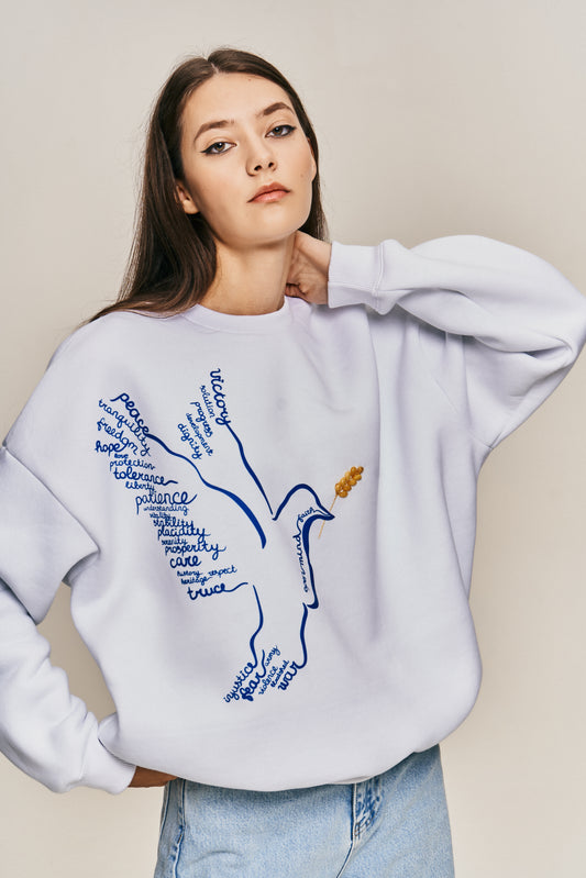 Sweatshirt "The Pigeon of Hope"