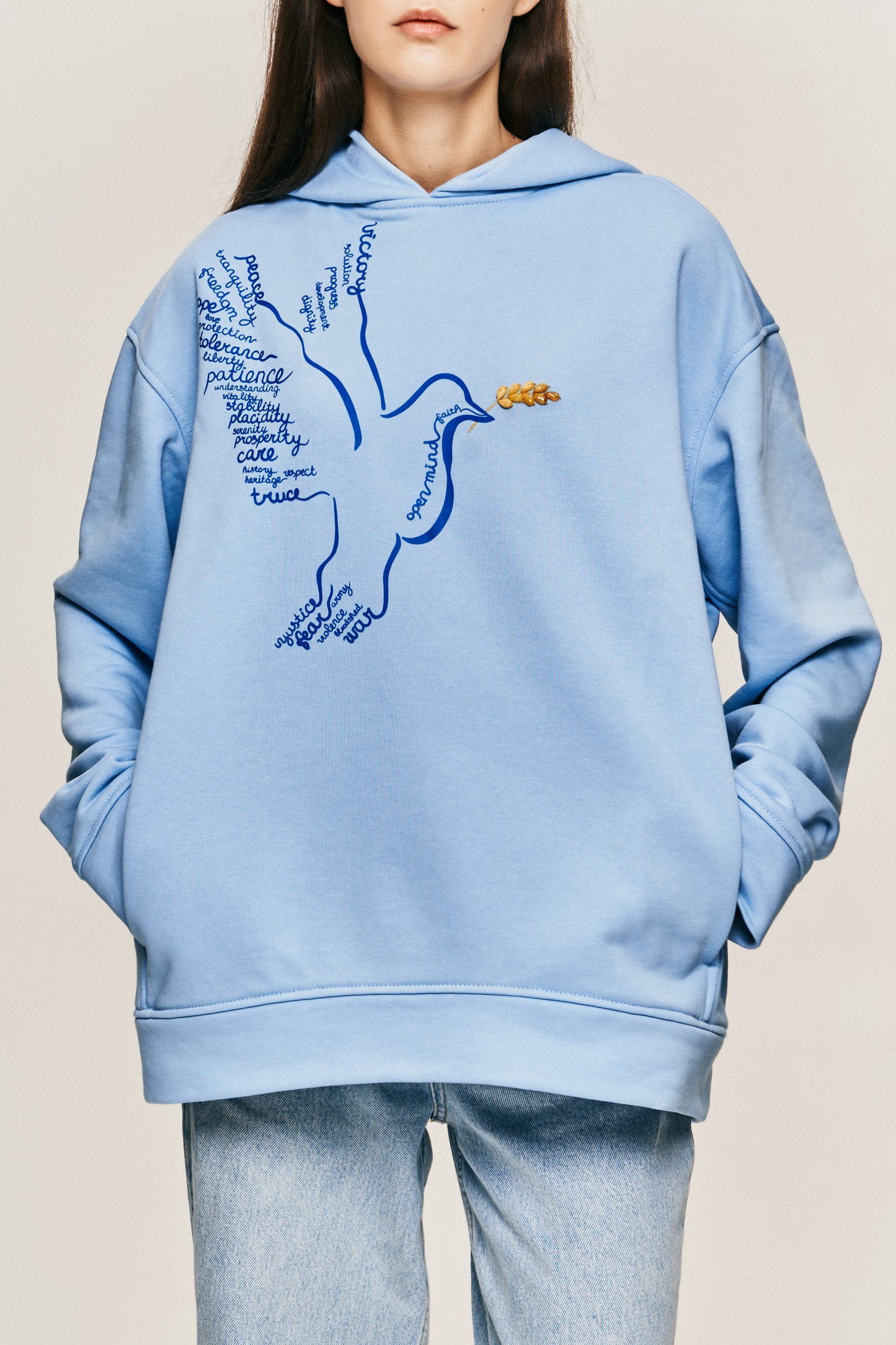 Hoodie "The Pigeon of Hope"