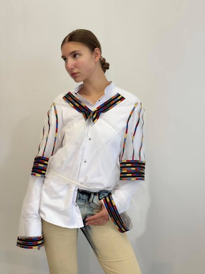 Transparent embroidery