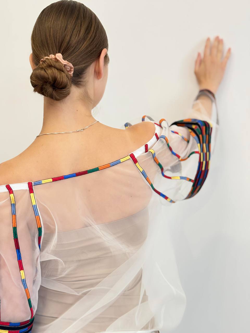 Transparent embroidery