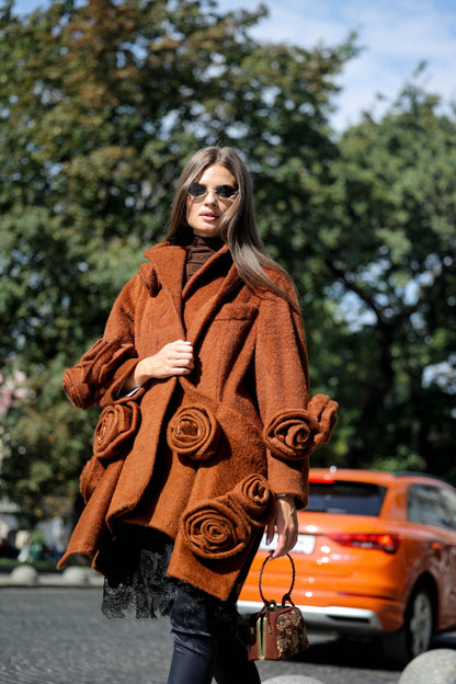 A romantic wool coat